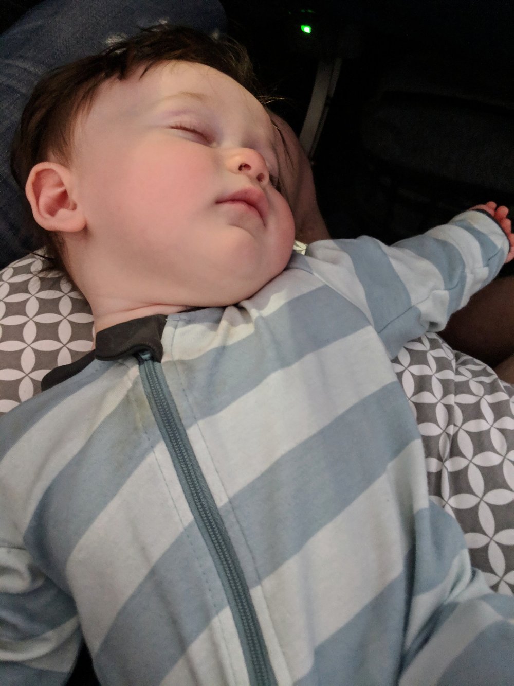Even as our daughter has grown, the Boppy pillow remains a favorite in the air. Even as our daughter has grown, the Boppy pillow remains a favorite in the air.